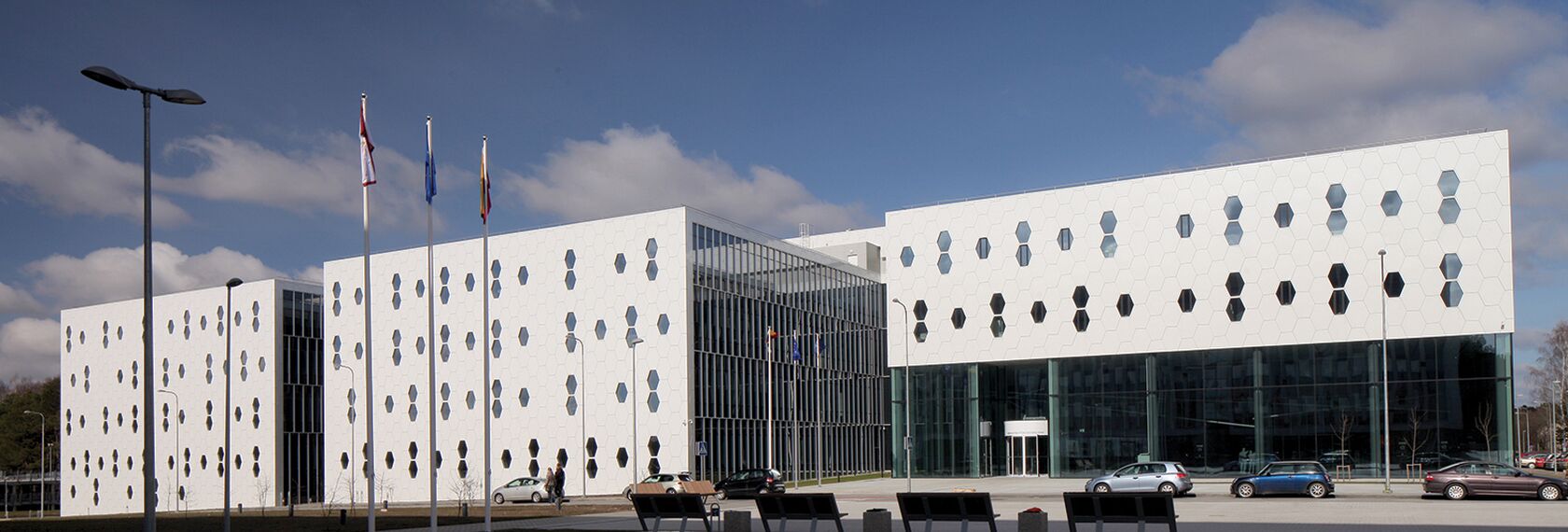 CI 45 Aluminium Windows, ConceptSystem 77 Aluminium Doors, ConceptSystem 77 Aluminium Windows and CW 50-HI Aluminium Façades - College/University National Centre  of Physical and Technological Sciences located in Vilnius, Lithuania