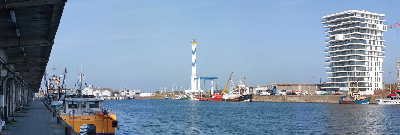 ConceptSystem 77 Aluminium Windows and ConceptWall 50 Aluminium Façades - Baelskaai 12 (Oosteroever) located in Oostende, Belgium