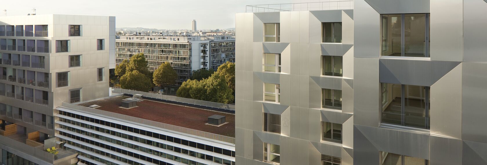 XS 68 Aluminium Windows and ConceptFolding 77 Aluminium Sliding & Folding Doors - Apartmentcomplex Macdonald warehouse - Lot N5 and S6 located in Paris, France