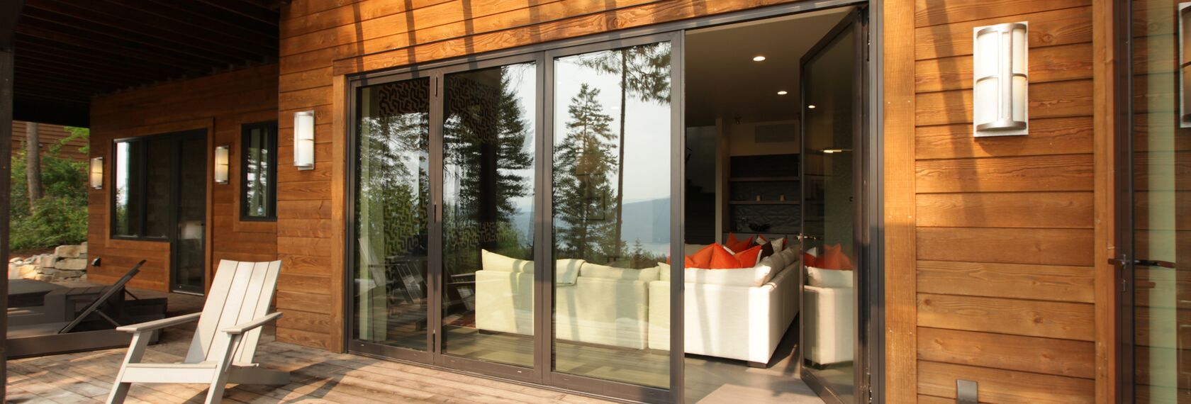 SlimLine 38 Aluminium Windows, ConceptFolding 77 Aluminium Sliding & Folding Doors, CS 77 Standard Aluminium Doors and CS 77 Aluminium Doors - Residental/Project Iron Horse located in Kalispell, United States of America