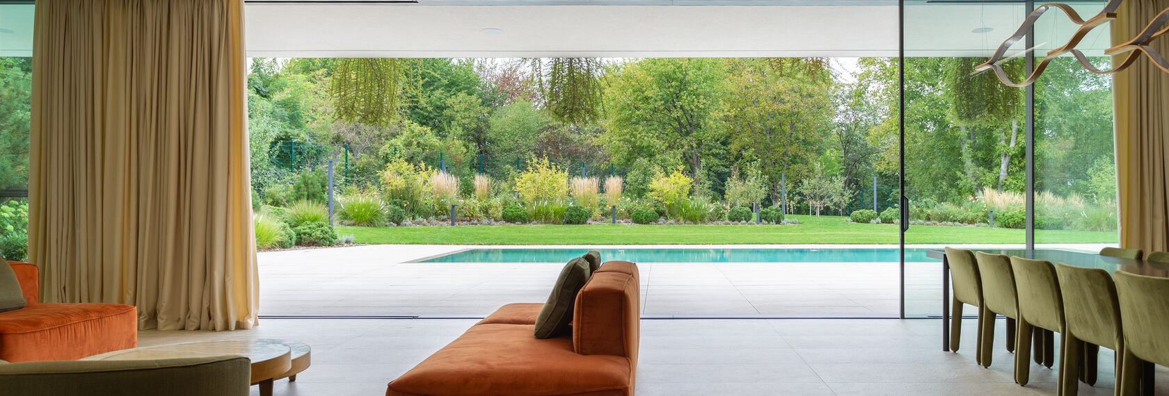 HiFinity Aluminium Sliding & Folding Doors, MasterLine 8 HI Aluminium Windows and CW 50 Attic Window Aluminium Façades - Private Residence Chernivtsi located in Chernivtsi, Ukraine