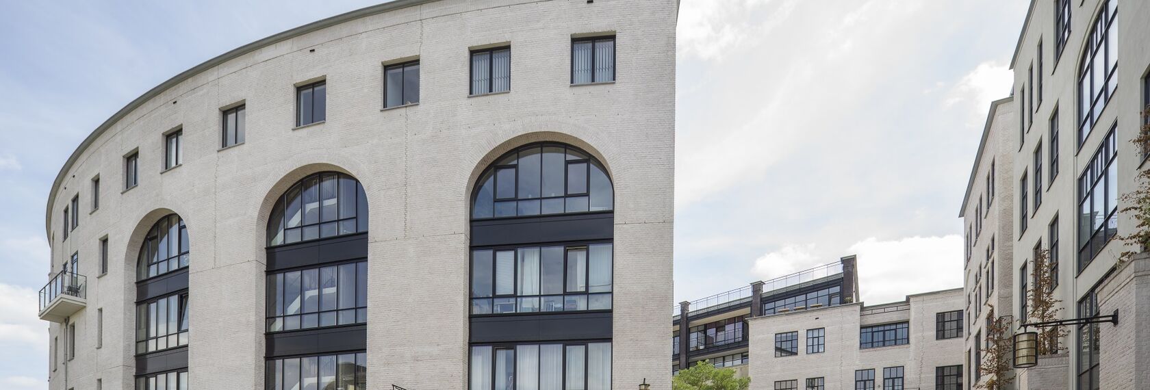 SlimLine 38 Aluminium Windows and ConceptWall 50 Aluminium Façades - Maankwartier located in Heerlen, The Netherlands