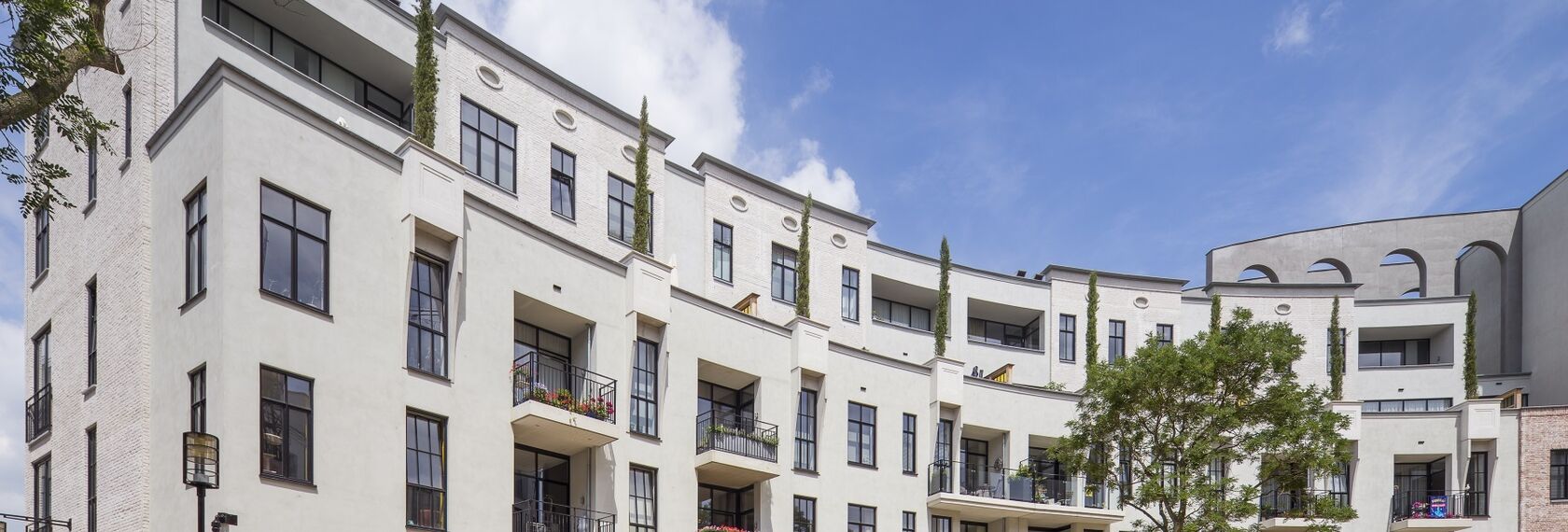 SlimLine 38 Aluminium Windows and ConceptWall 50 Aluminium Façades - Maankwartier located in Heerlen, The Netherlands