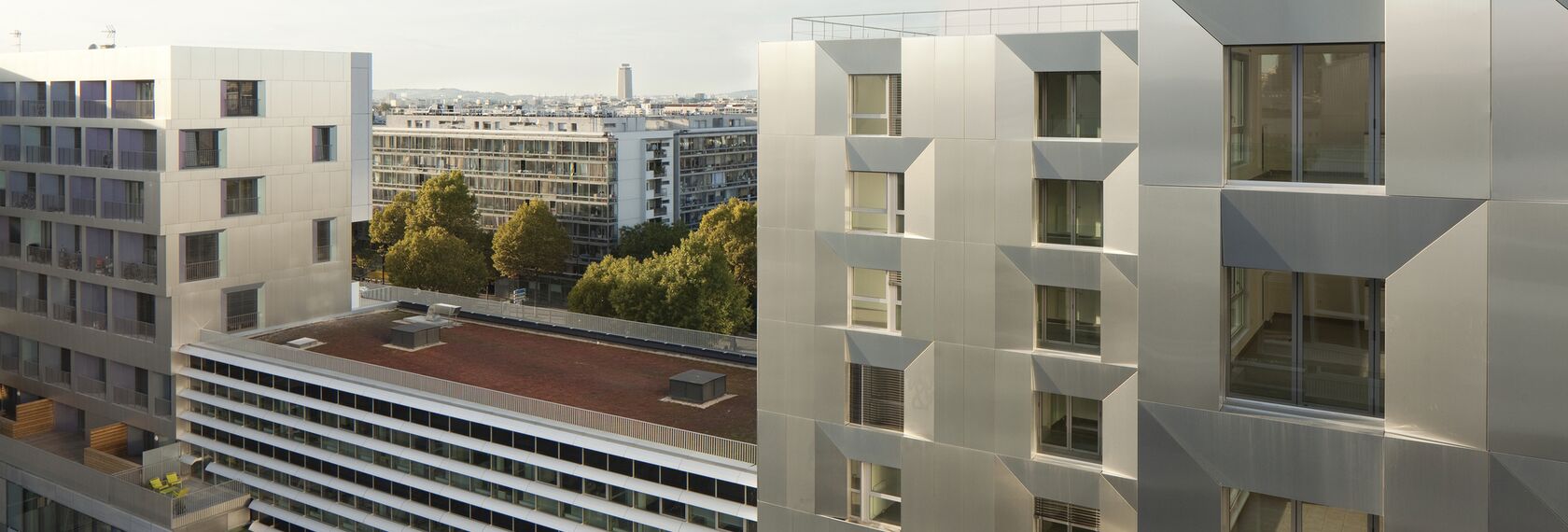 XS 68 Aluminium Windows and ConceptFolding 77 Aluminium Sliding & Folding Doors - Apartmentcomplex Macdonald warehouse - Lot N5 and S6 located in Paris, France