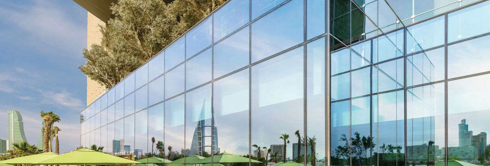 CP 96 Aluminium Sliding & Folding Doors and CS 77 Fire Proof Aluminium Doors - Hotel/Holiday complex Four Seasons Hotel located in Manama, Bahrain