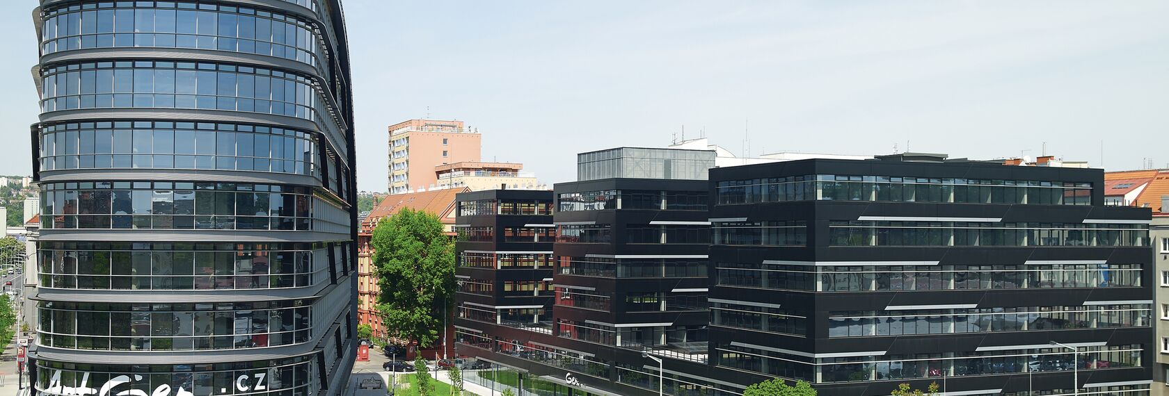 CS 86-HI (c) Cancelled Systems and ConceptWall 50 Aluminium Façades - Office building ArtGen located in Prague, Czech Republic