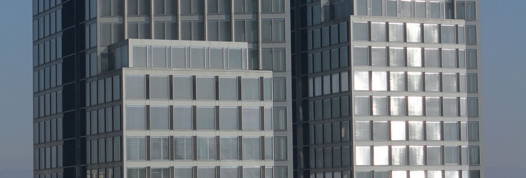 CS 86-HI (c) Cancelled Systems, CW 86 Standard Aluminium Façades and CW 86-EF Aluminium Façades - Business center Sopharma Litex Business Towers located in Sofia, Bulgaria