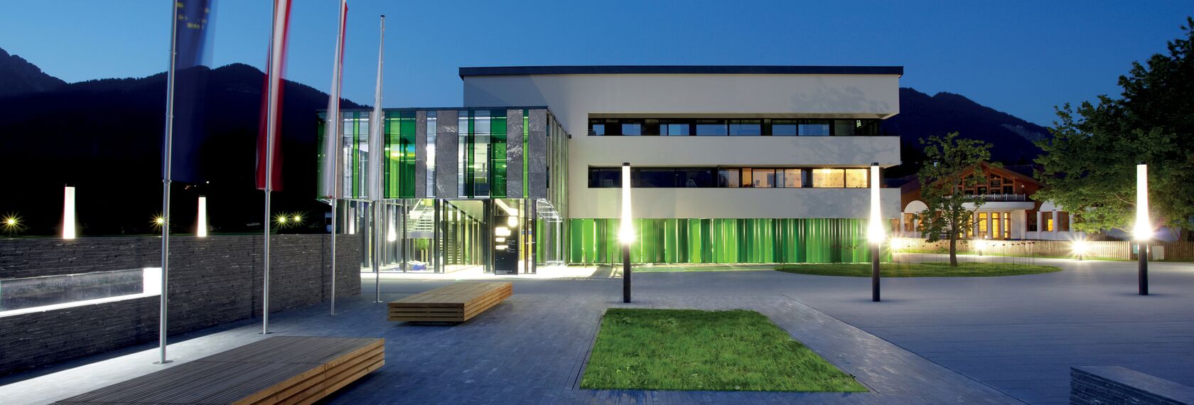 BriseSoleil 100 Solar Shadings - Community centre Breitenwang Community Centre located in Breitenwang, Austria