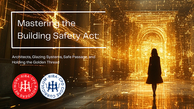 A woman standing in a room with golden threads surrounding her