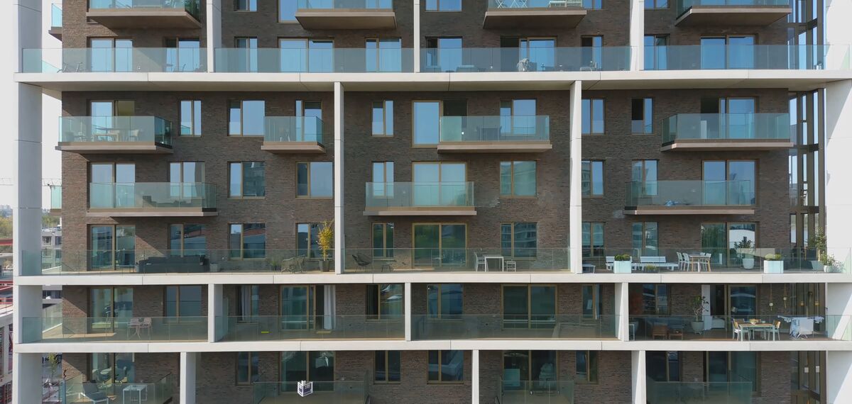 ConceptWall 60 Aluminium Façades and MasterLine 8 HI+ Aluminium Windows - Scheldezicht located in Antwerp, Belgium