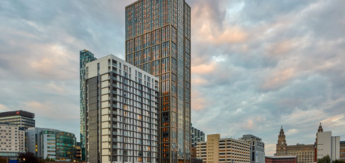 CW 65-EF Aluminium Façades and ConceptSystem 77 Aluminium Windows - The Lexington located in Liverpool, United Kingdom