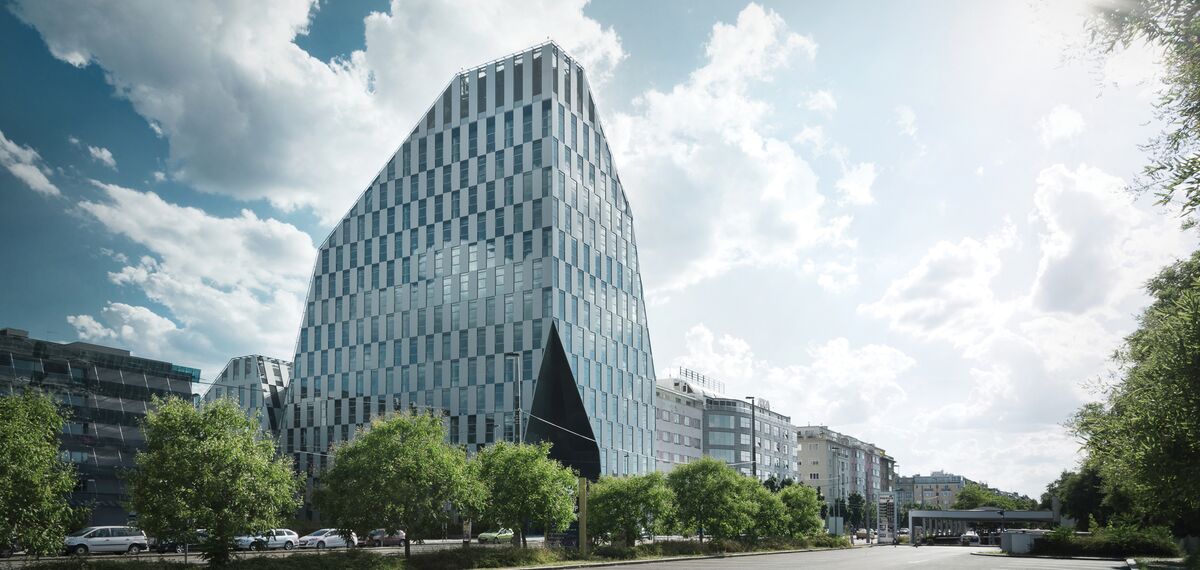 CW 86 Standard Aluminium Façades and CW 86-EF Aluminium Façades - Crystal located in Prague, Czech Republic
