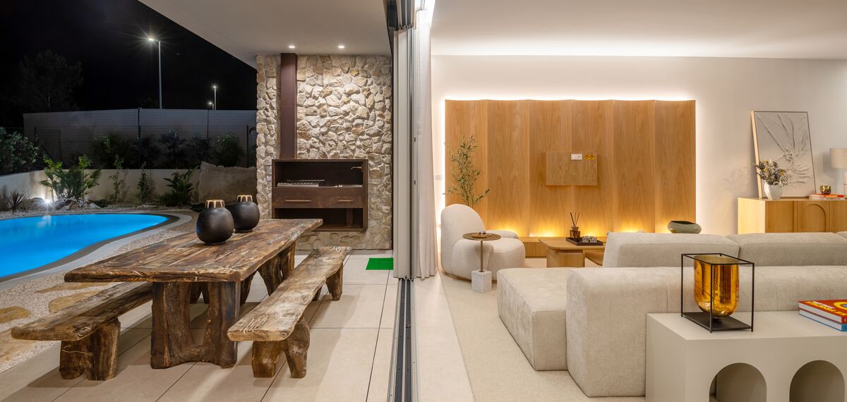 SlimPatio 68 Aluminium Sliding & Folding Doors and MasterLine 8 Aluminium Windows - Lagoon Village located in Óbidos, Portugal
