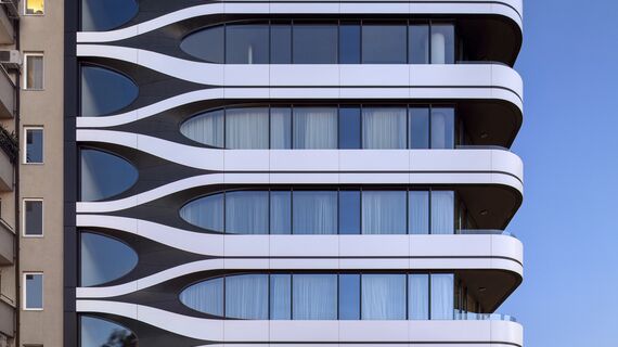 ConceptSystem 77 Aluminium Doors and ConceptWall 60 Aluminium Façades - B73 located in Sofia, Bulgaria