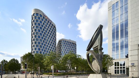 ConceptWall 50 Aluminium Façades, CW 65-EF Aluminium Façades, ConceptWall 86 Aluminium Façades, CW 86 Standard Aluminium Façades and CW 86-EF Aluminium Façades - Residental/Project Quatuor located in Brussels, Belgium