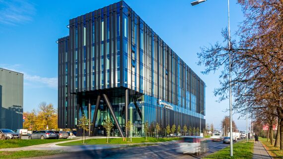 MasterLine 8 HI Aluminium Windows and CW 50-HI Aluminium Façades - Office building Avia Solutions Group Headquarters located in Vilnius, Lithuania