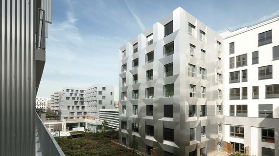 XS 68 Aluminium Windows and ConceptFolding 77 Aluminium Sliding & Folding Doors - Apartmentcomplex Macdonald warehouse - Lot N5 and S6 located in Paris, France