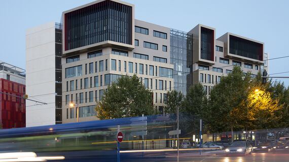 ConceptDoor 50 Aluminium Doors, ThermoSystem 57 Aluminium Windows and CW 50-SG Aluminium Façades - Oz'One located in Montpellier, France