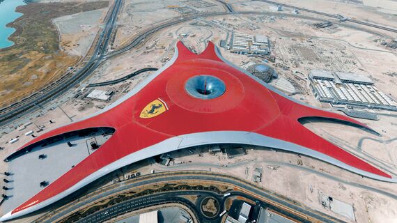 ConceptWall 86 Aluminium Façades - Ferrari World Abu Dhabi located in Abu Dhabi, United Arab Emirates