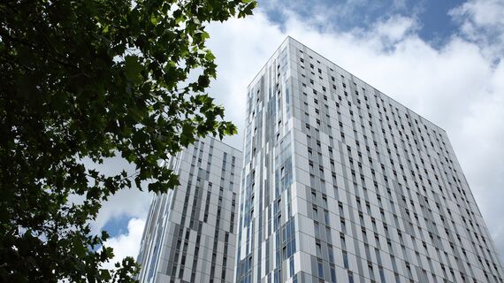 CW 65-EF Aluminium Façades - Media City located in Manchester, United Kingdom