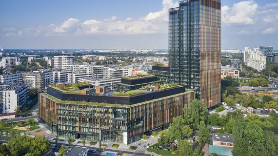 ConceptWall 50 Aluminium Façades, MasterLine 8 Aluminium Windows, MasterLine 8 Aluminium Doors, CW 50-HI Aluminium Façades and CW 50-SC Aluminium Façades - Forest located in Warsaw, Poland