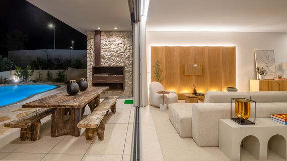 SlimPatio 68 Aluminium Sliding & Folding Doors and MasterLine 8 Aluminium Windows - Lagoon Village located in Óbidos, Portugal