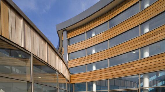 ConceptWall 50 Aluminium Façades and EcoSystem 50 Aluminium Windows - Appleton Academy located in Leeds, United Kingdom