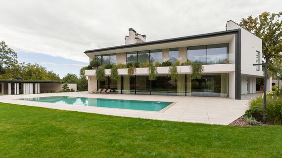 HiFinity Aluminium Sliding & Folding Doors, MasterLine 8 HI Aluminium Windows and CW 50 Attic Window Aluminium Façades - Private Residence Chernivtsi located in Chernivtsi, Ukraine