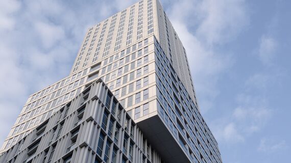 ElementFaçade 7 Aluminium Façades, MasterLine 8 Aluminium Windows and MasterLine 8 SoftTone Aluminium Windows - Eurostaete located in Eindhoven, The Netherlands