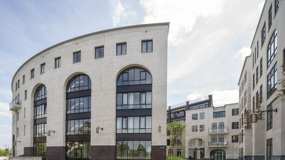 SlimLine 38 Aluminium Windows and ConceptWall 50 Aluminium Façades - Maankwartier located in Heerlen, The Netherlands