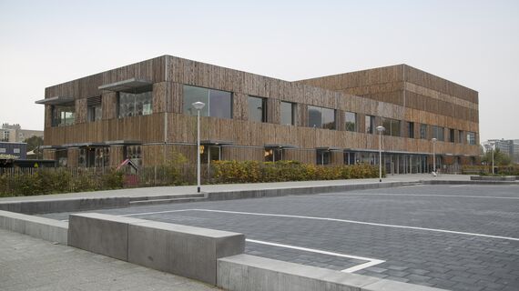 SlimLine 38 Aluminium Windows - Boarding school Children's Campus Zuidas located in Amsterdam, The Netherlands