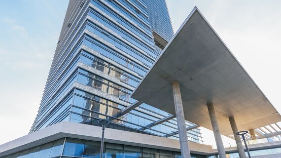 CW 50-SC Aluminium Façades - Business center Paragon Tower located in Ankara, Turkey