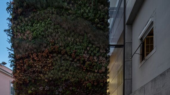 ConceptWall 50 Aluminium Façades, CP 50 Aluminium Sliding & Folding Doors and ConceptRoof 120 Aluminium Conservatories - Bio-inspired Private House located in Lisbon, Portugal