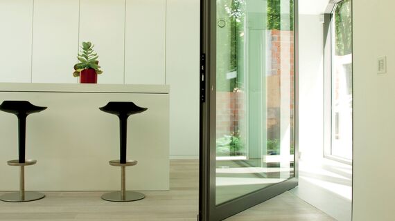 ConceptSystem 77 Aluminium Windows, ConceptSystem 77 Aluminium Doors, ConceptWall 50 Aluminium Façades, CS 86-HI (c) Cancelled Systems and CP 50 Aluminium Sliding & Folding Doors - Van Acker Sissau villa located in Loppem, Belgium