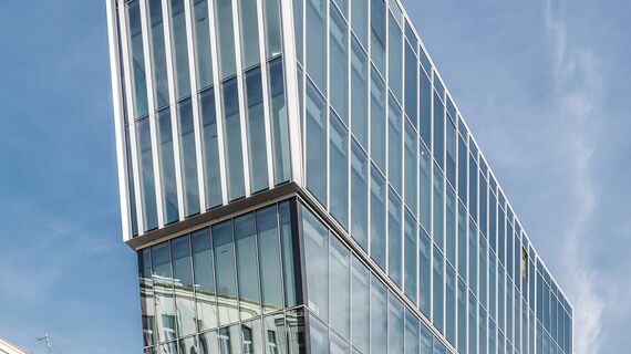 CW 50-HI Aluminium Façades - The Nest located in Warsaw, Poland