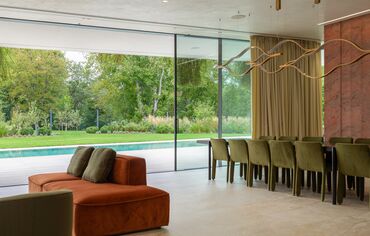 HiFinity Aluminium Sliding & Folding Doors, MasterLine 8 HI Aluminium Windows and CW 50 Attic Window Aluminium Façades - Private Residence Chernivtsi located in Chernivtsi, Ukraine
